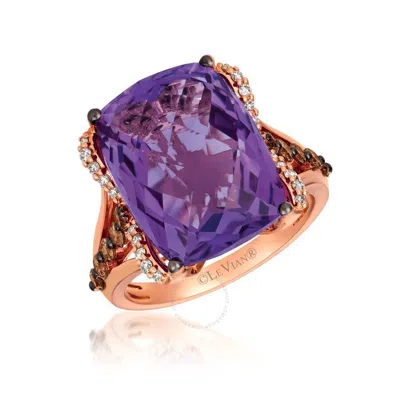 Le Vian Ladies Grape Amethyst Collection Rings Set In 14k Strawberry Gold In Rose Gold-tone