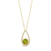 Le Vian Ladies Green Apple Peridot Necklaces Set In 14k Honey Gold In Gold