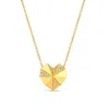 Le Vian Ladies Heart Necklaces Set In 14k Honey Gold In Yellow