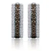 Le Vian Ladies Huggies Earrings Set In 14k Vanilla Gold In White