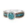 Le Vian Exotics 14k 0.90 Ct. Tw. Diamond Half-eternity Ring In White