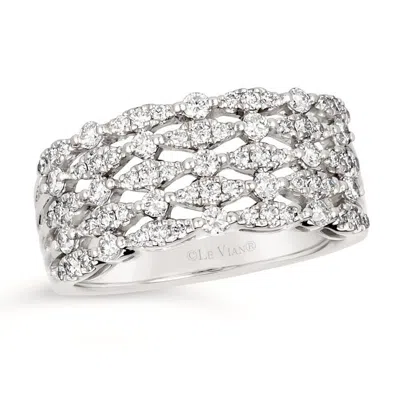 Le Vian Ladies Illusion Rings Set In P95 In Silver