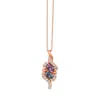 Le Vian Ladies Lavender Spinel Necklaces Set In 14k Strawberry Gold In Pink/rose Gold Tone/gold Tone