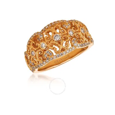 Le Vian Ladies  Deco Estate Ring Set In 14k Strawberry Gold In Pink/rose Gold Tone/gold Tone