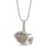 Le Vian Ladies  Hearts Necklaces Set In 14k Vanilla Gold In White