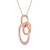 Le Vian Ladies Link'ing Necklaces Set In 14k Strawberry Gold In Pink/rose Gold Tone/gold Tone