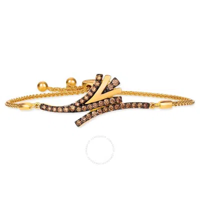 Le Vian Ladies Mermaid Collection 14k Honey Gold Bolo Bracelet In Yellow