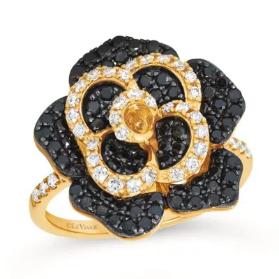 Le Vian Ladies Nature Rings Set In 14k Vanilla Gold In Multi