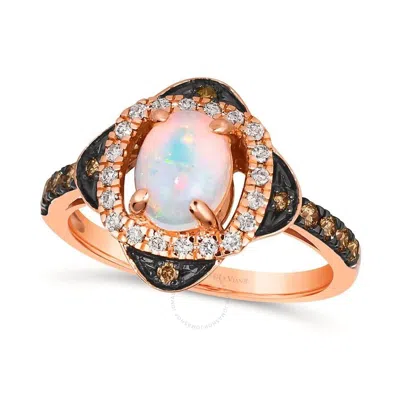 Le Vian Ladies Neopolitan Opal Collection Rings Set In 14k Strawberry Gold In Rose Gold-tone