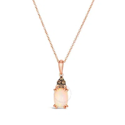 Le Vian Ladies Neopolitan Opal Necklaces Set In 14k Strawberry Gold