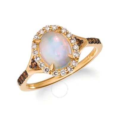 Le Vian Ladies Neopolitan Opal Rings Set In 14k Honey Gold In Yellow