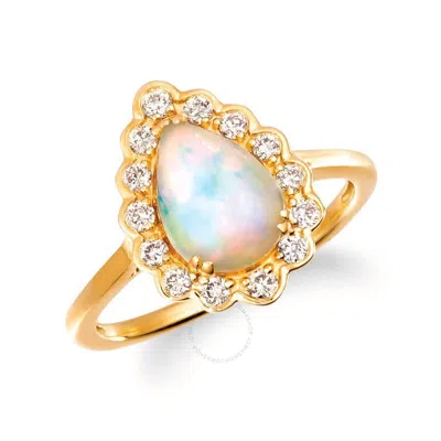 Le Vian Ladies Neopolitan Opal Rings Set In 14k Honey Gold In Yellow
