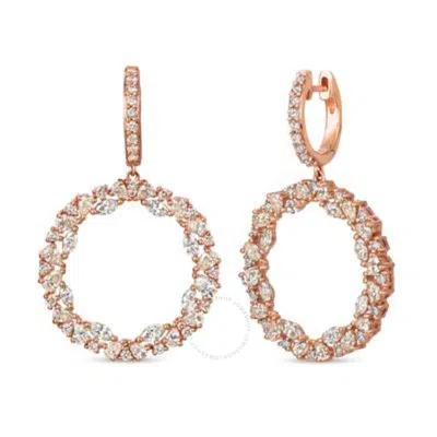 Le Vian Ladies Nude Diamond Earrings Set In 14k Strawberry Gold In Rose Gold-tone