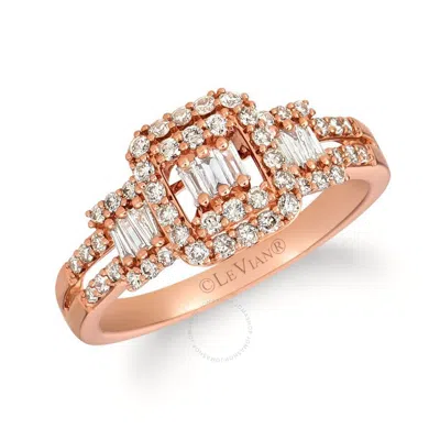 Le Vian Ladies Nude Diamonds Fashion Ring In 14k Strawberry Gold In Beige