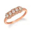 Le Vian Ladies Nude Diamonds Fashion Ring In 14k Strawberry Gold In Beige