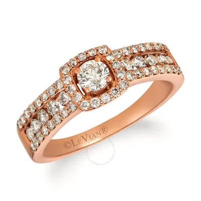 Le Vian Ladies Nude Diamonds Fashion Ring In 14k Strawberry Gold In Beige