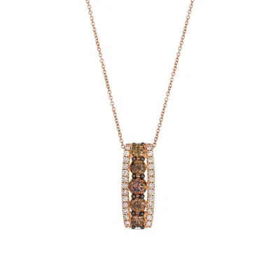 Le Vian Ladies Nude Diamonds Necklaces Set In 14k Strawberry Gold Trvi 3 In ["pink","rose Gold Tone","gold Tone"]