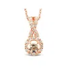 Le Vian Women's 14k Strawberry Gold & 0.73" Nude Diamond Pendant Necklace In Pink/rose Gold Tone/gold Tone