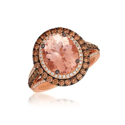 Le Vian Ladies Nude Palette Cocktail Rings Set In 14k Strawberry Gold Zuld 14 In Pink