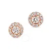 Le Vian Ladies Nude Palette Earrings Set In 14k Strawberry Gold In Pink/rose Gold Tone/gold Tone