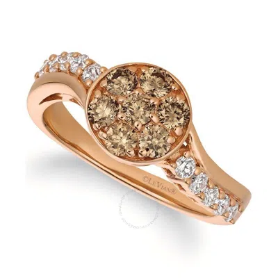Le Vian Ladies Nude Palette Ring In 14k Strawberry Gold In Pink/rose Gold Tone/gold Tone