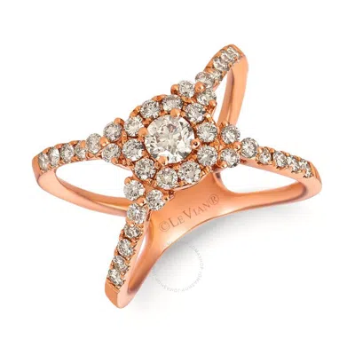 Le Vian Ladies Nude Palette Ring Set In 14k Strawberry Gold In Pink/rose Gold Tone/gold Tone