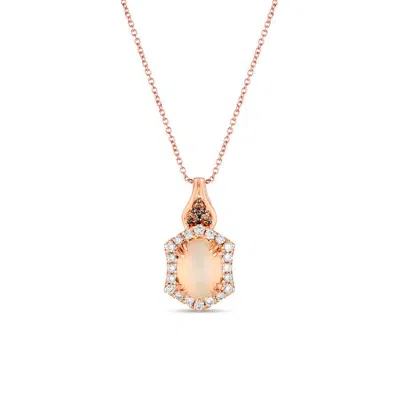 Le Vian Ladies Opal Necklaces Set In 14k Strawberry Gold Tryg 2oprg In ["pink","rose Gold Tone","gold Tone"]