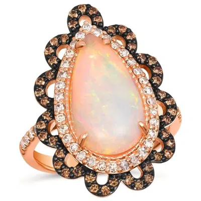 Le Vian Ladies Opal Rings Set In 14k Strawberry Gold