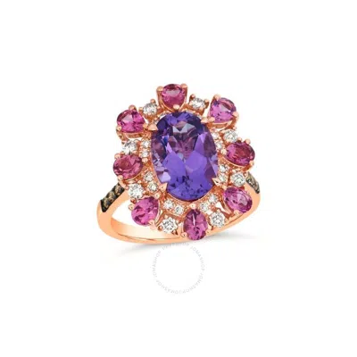 Le Vian Ladies Passion Fruit Tourmaline Rings Set In 14k Strawberry Gold In Pink/rose Gold Tone/gold Tone