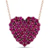 Le Vian Ladies Passion Ruby Collection Necklaces Set In 14k Strawberry Gold In Pink/rose Gold Tone/gold Tone