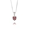Le Vian Ladies Passion Ruby Necklaces Set In 14k Vanilla Gold In White