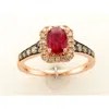 Le Vian Ladies  Passion Ruby Rings Set In 14k Strawberry Gold In Pink/rose Gold Tone/gold Tone