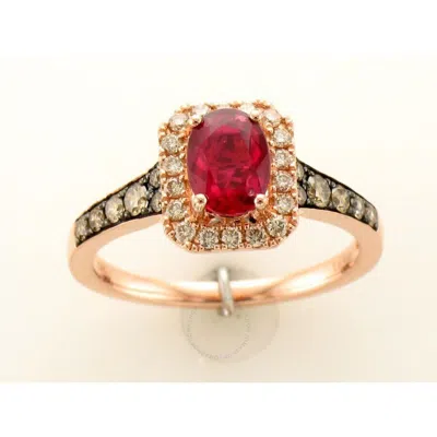 Le Vian Ladies  Passion Ruby Rings Set In 14k Strawberry Gold In Pink/rose Gold Tone/gold Tone