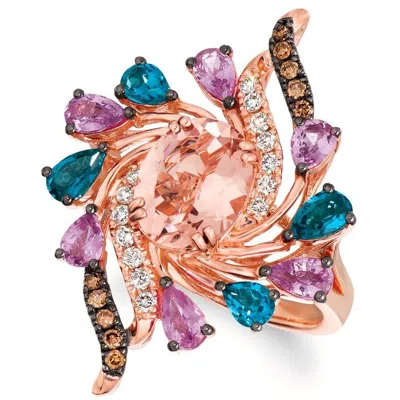 Le Vian Ladies Pastels Rings Set In 14k Strawberry Gold Trrc 1 In ["pink","rose Gold Tone","gold Tone"]
