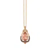 Le Vian Ladies Peach Morganite Pendant In 14k Strawberry Gold In Pink/rose Gold Tone/gold Tone