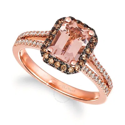 Le Vian Ladies Peach Morganite Rings Set In 14k Strawberry Gold