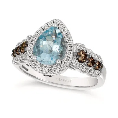 Le Vian Ladies Periwinkle Rings Set In 14k Vanilla Gold In ["white"]
