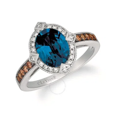 Le Vian Ladies Periwinkle Rings Set In 14k Vanilla Gold In White