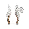 Le Vian Ladies Platinum Earrings Set In Platinum In White