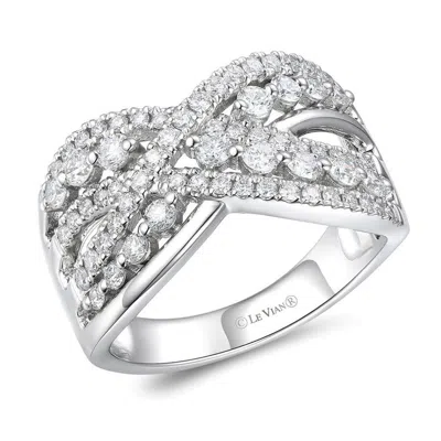 Le Vian Ladies Platinum Rings Set In 14k Strawberry Gold In Silver