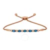 Le Vian Ladies Precious Fashion Bracelet In 14k Strawberry Gold In Blue
