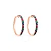 Le Vian Ladies Precious Fashion Earrings In 14k Strawberry Gold In Blue