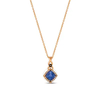 Le Vian Ladies' Precious Fashion Pendant In 14k Strawberry Gold In Blue