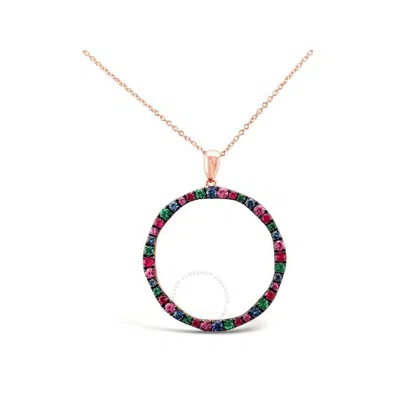 Le Vian Ladies' Precious Fashion Pendant In 14k Strawberry Gold In Blue