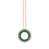 Le Vian Ladies' Precious Fashion Pendant In 14k Strawberry Gold In Green