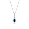 Le Vian Ladies' Precious Fashion Pendant In 14k Vanilla Gold In Blue