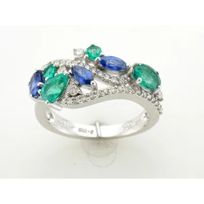 Le Vian Ladies Precious Fashion Ring In 14k Vanilla Gold In Blue