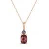 Le Vian Ladies Raspberry Rhodolite Necklaces Set In 14k Strawberry Gold In Pink/rose Gold Tone/gold Tone