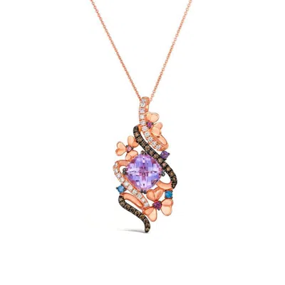 Le Vian Ladies Renewal Necklaces Set In 14k Strawberry Gold Tstg 30 In ["pink","rose Gold Tone","gold Tone"]