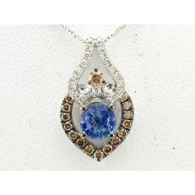 Le Vian Ladies Royal Blues Necklaces Set In 14k Vanilla Gold In Metallic